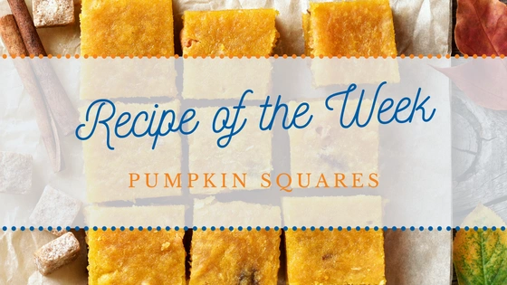 Recipe of the Week | Pumpkin Squares